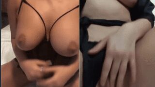 NERINGA KRIZIUTE NUDE BLACK LINGERIE ONLYFANS SET VIDEO LEAKED