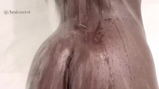 Amira West Nude Soapy Shower  OnlyFans and video
